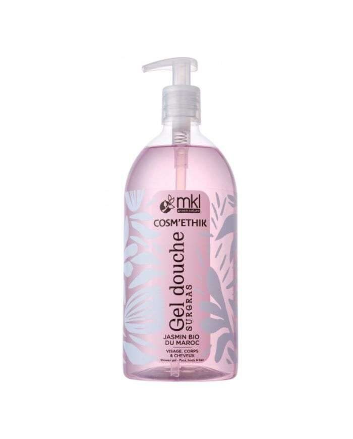 MKL COSMETHIK GEL DOUCHE SURGRAS JASMIN BIO DU MAROC 1L - MKL GREEN NATURE