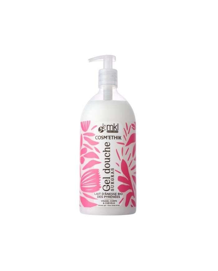 MKL COSMETHIK GEL DOUCHE SURGRAS LAIT ANESSE BIO DES PYRENEES 1L - MKL GREEN NATURE