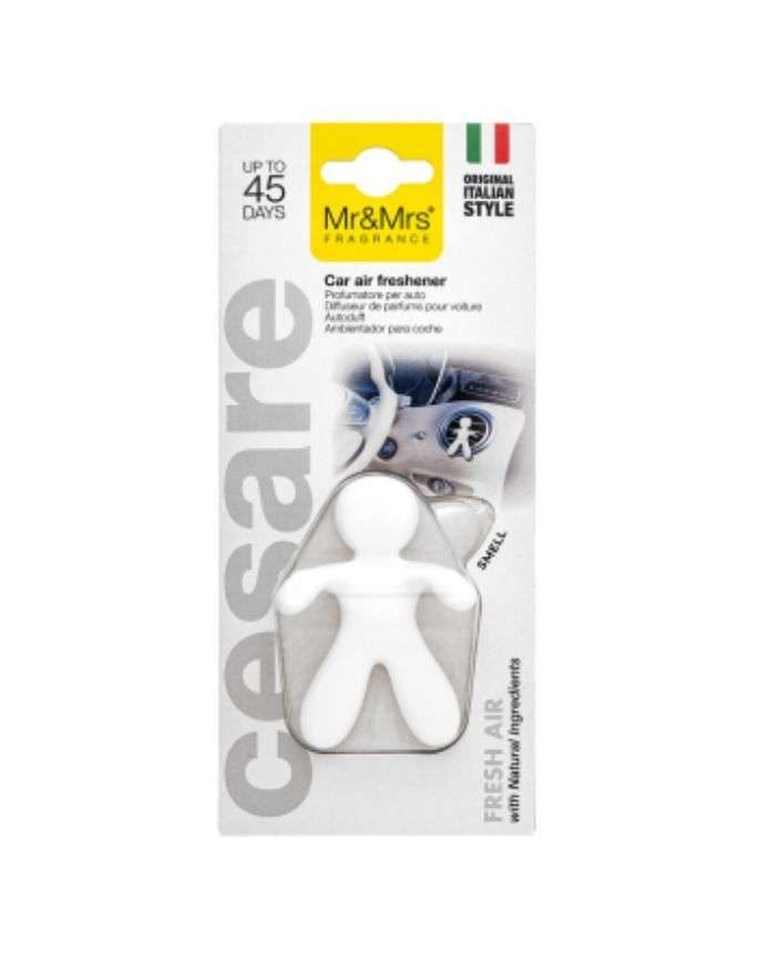 MR AND MRS FRAGRANCE CESAR DESODORISANT POUR VOITURE FRESH AIR - MR & MRS FRAGRANCE