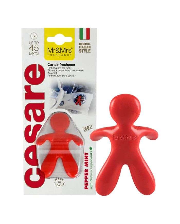 MR AND MRS FRAGRANCE CESAR DESODORISANT POUR VOITURE PEPPER MINT - MR & MRS FRAGRANCE