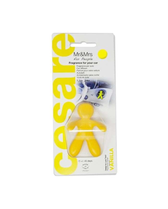 MR AND MRS FRAGRANCE DR CESARE DESODORISANT POUR VOITURE VANILLE - MR & MRS FRAGRANCE