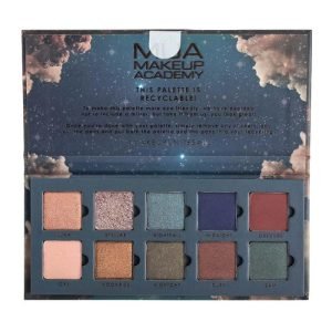 MUA 10 SHADE MATTE AND FOIL EYESHADOW COLLECTION NOCTURNAL 11 G - MUA MAKEUP ACADEMY