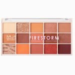 MUA 15 SHADE EYESHADOW PALETTE FIRESTORM 12 G - MUA MAKEUP ACADEMY