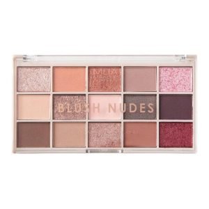 MUA GOLDEN 15 SHADE EYESHADOW COLLECTION BLUSH NUDE 12 G - MUA MAKEUP ACADEMY