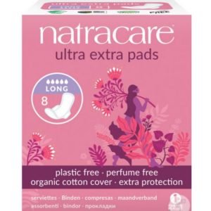 NATRACARE SERVIETTES ULTRA EXTRA LONG 8 PIECES - NATRACARE