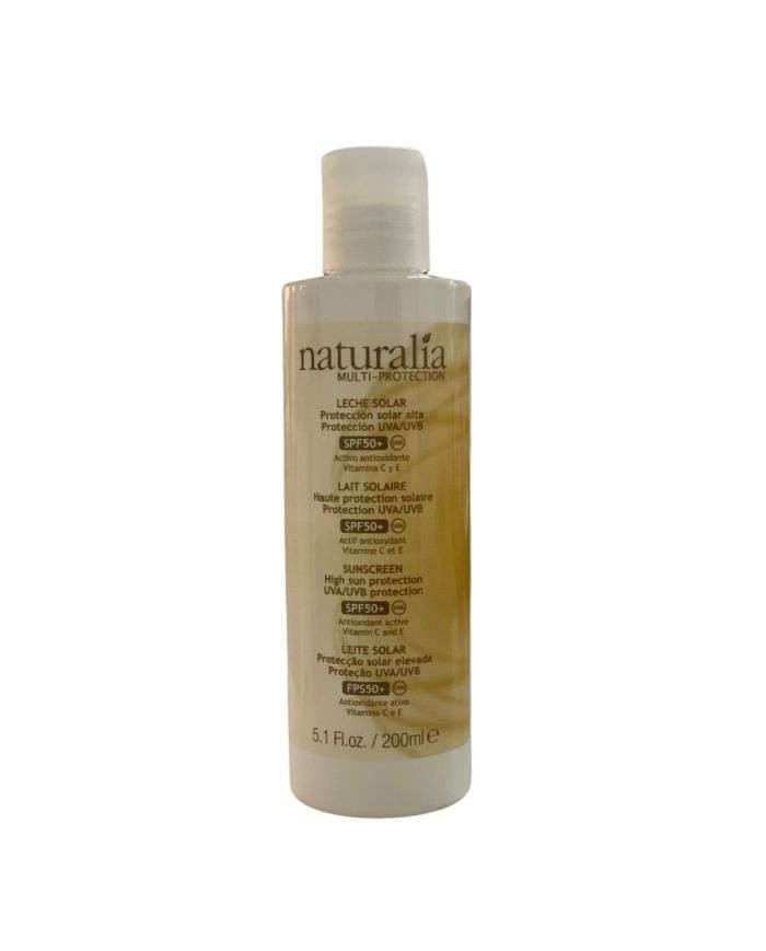 NATURALIA MULTI PROTECTION LAIT SOLAIRE SPF 50+ 200ML - NATURALIA