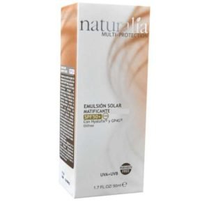 NATURALIA ECRAN SOLAIRE MATIFIANT INVISIBLE SPF 50 + - NATURALIA