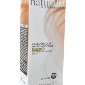 NATURALIA EMULSION SOLAIRE MATIFIANTE COULEUR 50 ML SPF 50+ - NATURALIA