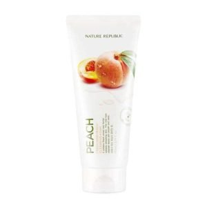 NATURE REPUBLIC MOUSSE NETTOYANTE PECHE - NATURE REPUBLIC