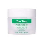 NATURE REPUBLIC TEA TREE PORE CARE GOOD SKIN TONER PAD 50 PADS - NATURE REPUBLIC