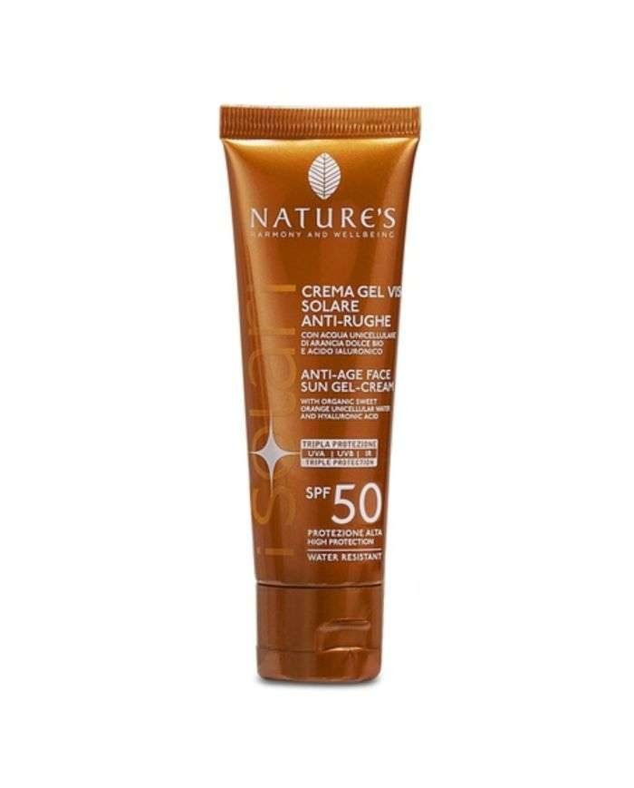NATURES GEL CREME SOLAIRE ANTI AGE SPF 50 - NATURES