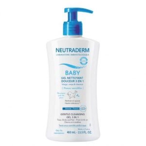 NEUTRADERM BEBE GEL NETTOYANT DOUCEUR 3 EN 1 400 ML - NEUTRADERM