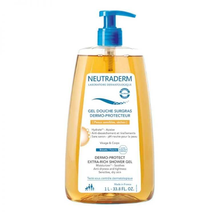 NEUTRADERM GEL DOUCHE SURGRAS DERMO PROTECTEUR 1L - NEUTRADERM