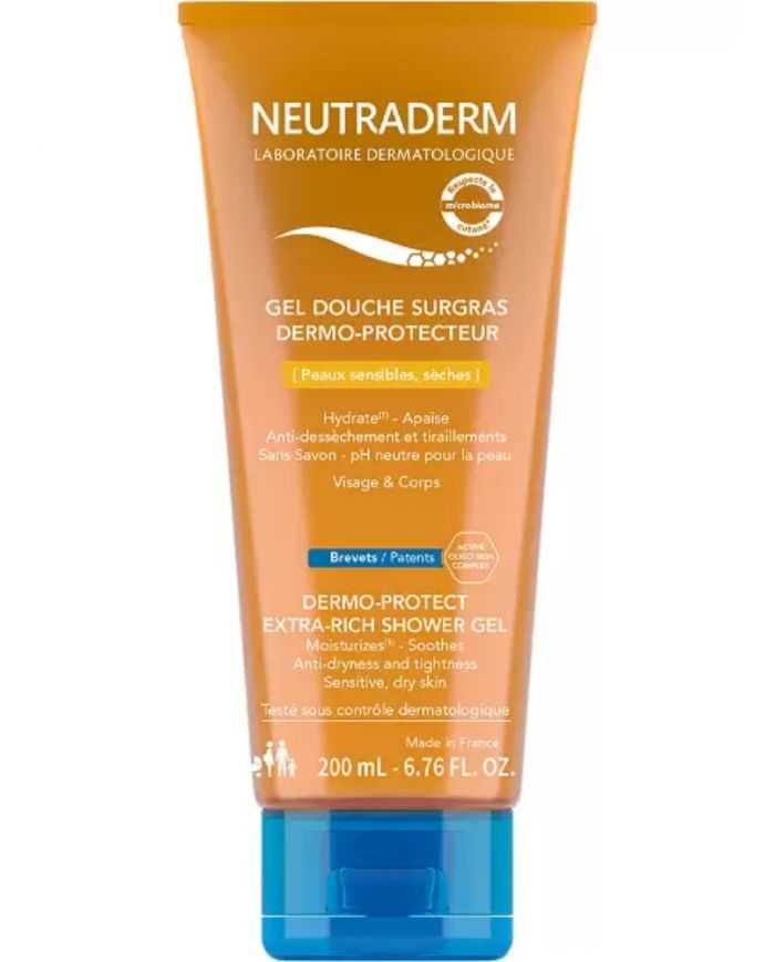 NEUTRADERM GEL DOUCHE SURGRAS DERMO PROTECTEUR 200 ML - NEUTRADERM