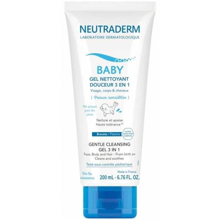NEUTRADERM GEL NETTOYANT DOUCEUR 3 EN 1 200 ML - NEUTRADERM