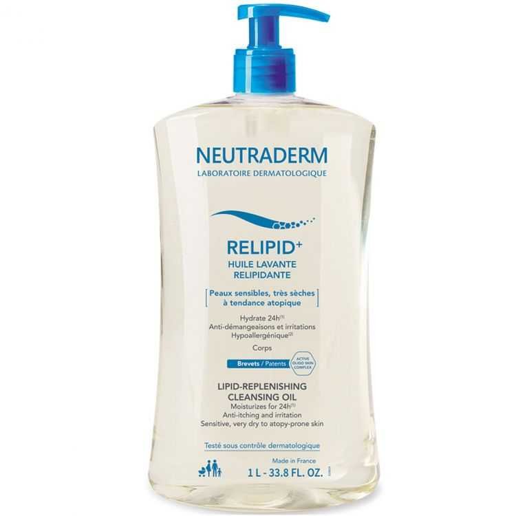 NEUTRADERM REIPID+ HUILE LAVANTE RELIPIDANTE 1L - NEUTRADERM