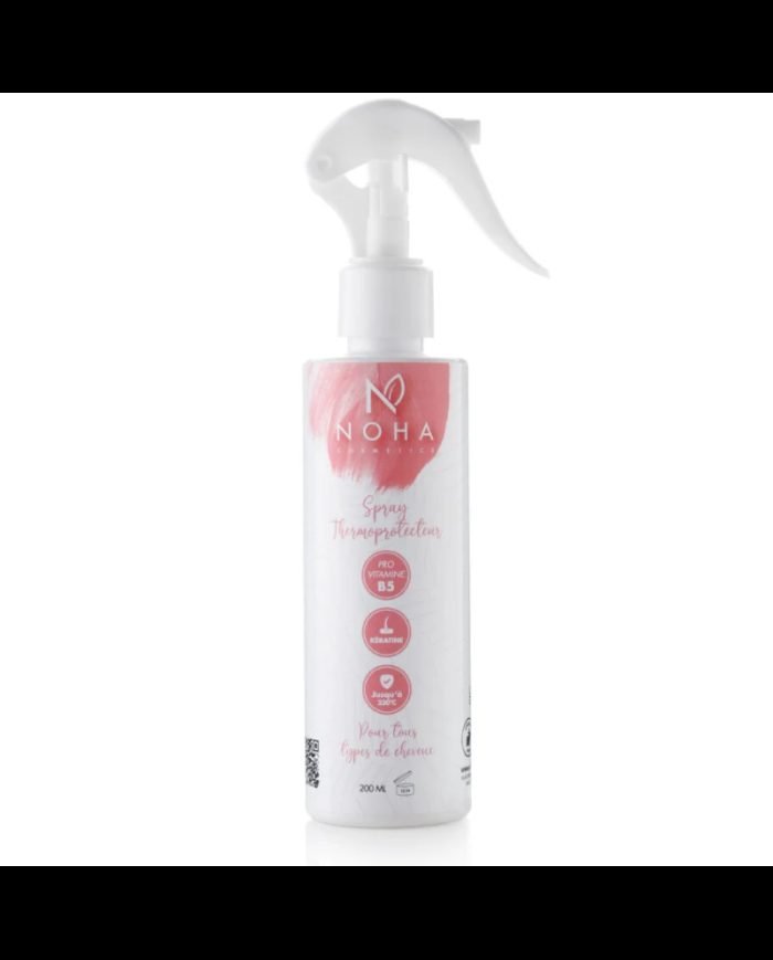 NOHA COSMETICS SPRAY THERMOPROTECTEUR TOUT TYPE DE CHEVEUX 200 ML - NOHA COSMETICS
