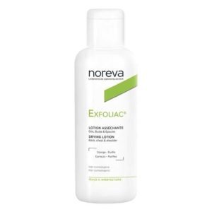 NOREVA EXFOLIAC LOTION ASSECHANTE DOS BUSTE ET EPAULES 125 ML - NOREVA