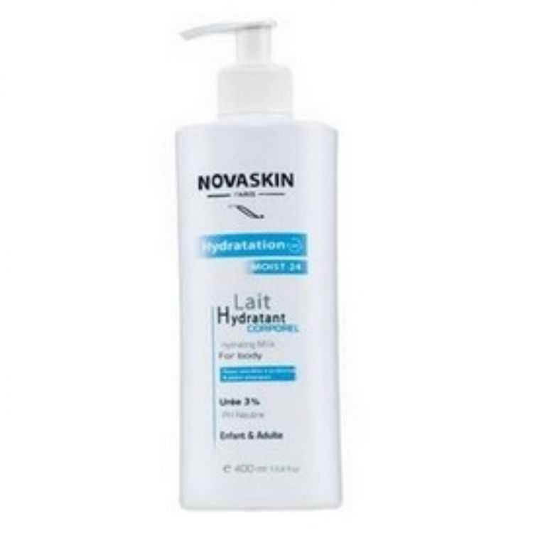NOVASKIN LAIT HYDRATANT CORPS PEAUX SENSIBLES 400 ML - NOVASKIN