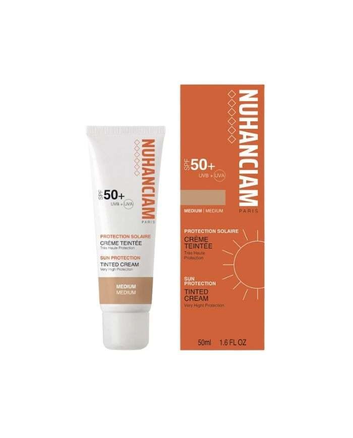 NUHANCIAM CREME SOLAIRE TEINTEE MEDIUM SPF 50+ 50ML - NUHANCIAM