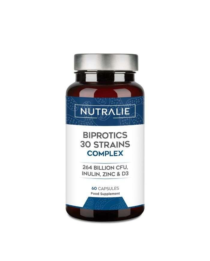 NUTRALIE BIPROTICS 30 STRAINS COMPLEX 60 CAPSULES - NUTRALIE