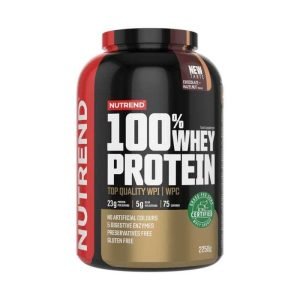 NUTREND 100% WHEY PROTEIN GOUT CHOCOLAT ET NOISETTE 2250G - NUTREND