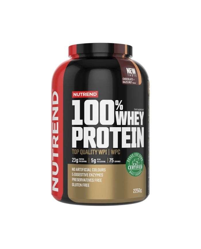 NUTREND 100% WHEY PROTEIN GOUT CHOCOLAT ET NOISETTE 2250G - NUTREND
