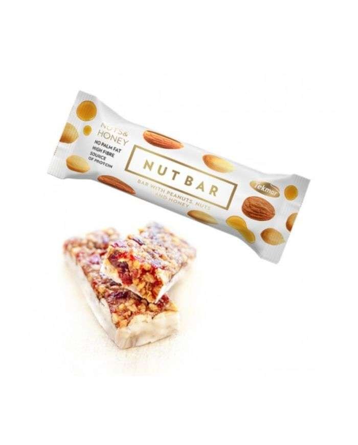 TEKMAR NUTBAR BARRE AUX CACAHUETES NOIX ET MIEL 40 G - NUTREND