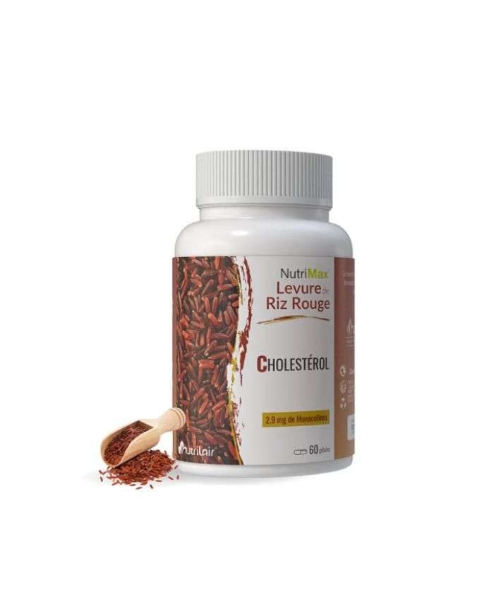 NUTRIMAX LEVURE DE RIZ ROUGE 60 GELULES A 240 MG - NUTRIMAX