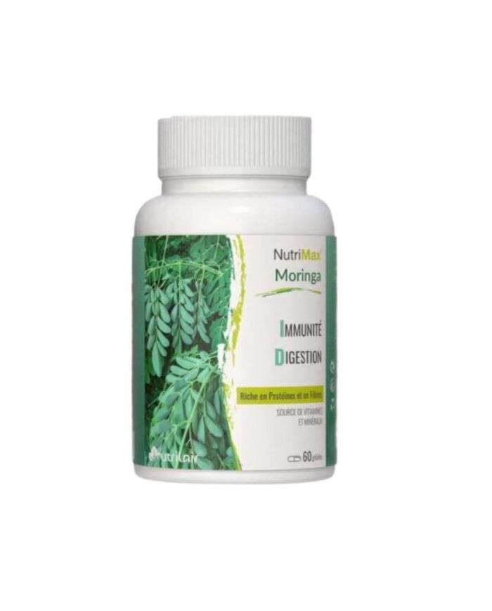 NUTRIMAX MORINGA 60 GELULES DOSEES A 380 G - NUTRIMAX