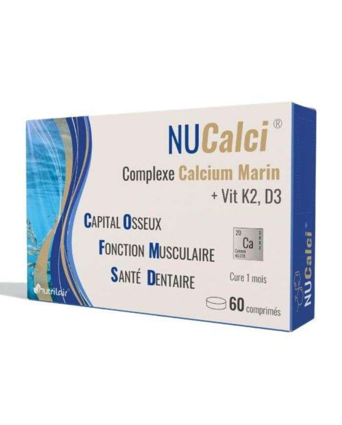NUTRIMAX NUCALCI COMPLEXE CALCIUM MARIN 60 COMPRIMES - NUTRIMAX