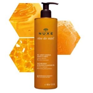 NUXE REVE DE MIEL GEL LAVANT SURGRAS VISAGE ET CORPS 400 ML - NUXE