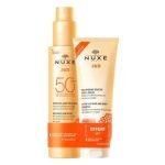 NUXE OFFRE SUN SPRAY SOLAIRE DELICIEUX 150 ML SPF 50+ SHAMPOING DOUCHE APRES SOLEIL 100 ML - NUXE