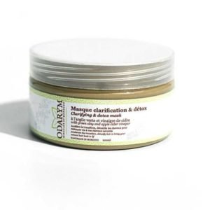 ODARYM MASQUE CLARIFICATION ET DETOX A L&rsquo;ARGILE VERTE ET VINAIGRE DE CIDRE 200 ML - ODARYM