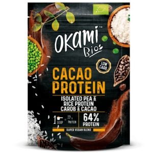 OKAMI BIO PROTEIN AU CACAO 500G - OKAMI BIO