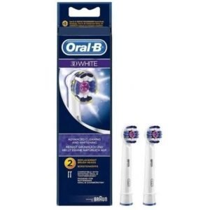 ORAL B RECHARGE BROSSE A DENTS 3D WHITE ADVANCED PACK DE 2 - ORAL B
