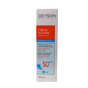 OXYSKIN CREME SOLAIRE PEAUX SECHES SPF 50+ 40 ML - OXYSKIN