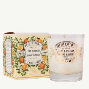 PANIER DES SENS BOUGIE PARFUMEE HUILE ESSENTIELLE FLEUR D&rsquo;ORANGER - PANIER DES SENS