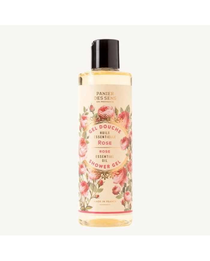 PANIER DES SENS GEL DOUCHE HUILE ESSENTIELLE ROSE 250 ML - PANIER DES SENS