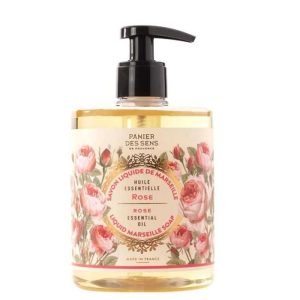 PANIER DES SENS SAVON LIQUIDE DE MARSEILLE HUILE ESSENTIELLE DE ROSE 500 ML - PANIER DES SENS