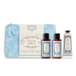 PANIER DES SENS TROUSSE WEEK END PETALES D&rsquo;IRIS - PANIER DES SENS