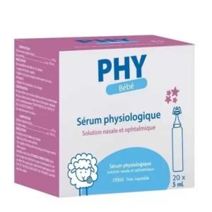 PHY BEBE SERUM PHYSIOLOGIQUE 20*5ML - PHY BEBE