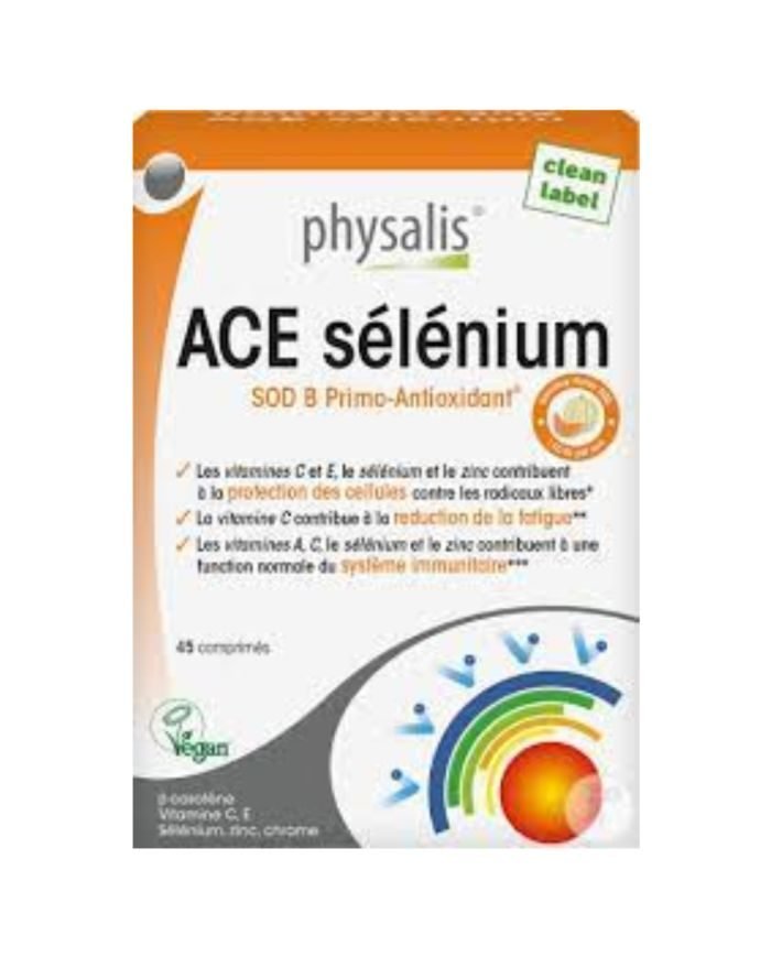 PHYSALIS ACE Selenium 45 comprimes - PHYSALIS