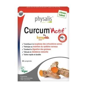 PHYSALIS CURCUM ACTIF 30 COMPRIMES - PHYSALIS