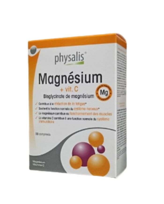 PHYSALIS MAGNESIUM + VITAMINE C 30 COMPRIMES - PHYSALIS