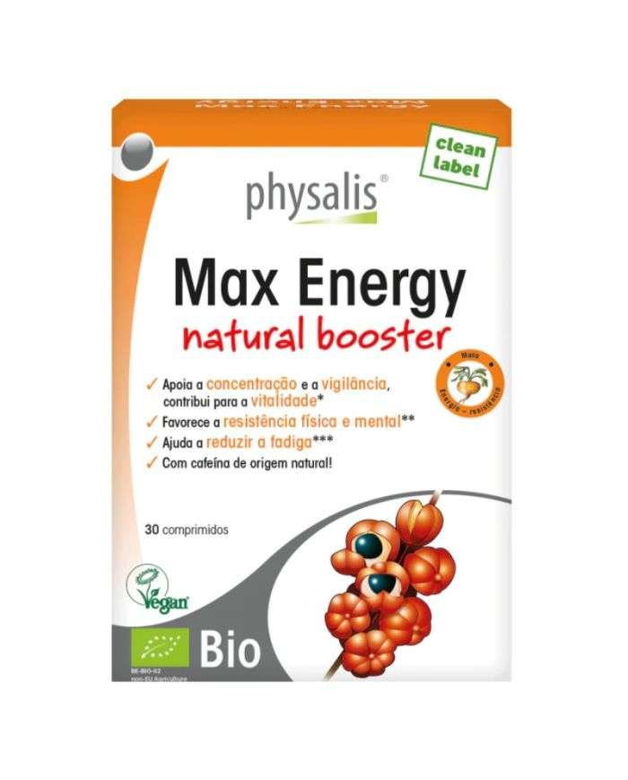 PHYSALIS MAX ENERGY NATURAL BOOSTER 30 TABLETS - PHYSALIS