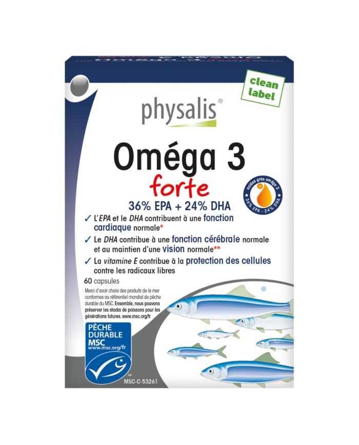 PHYSALIS OMEGA 3 FORTE 60 CAPSULES - PHYSALIS