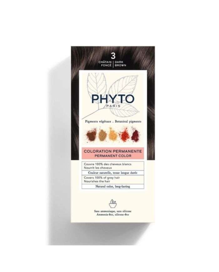 PHYTO COLOR KIT COLORATION 3 CHATAIN FONCEE - PHYTO