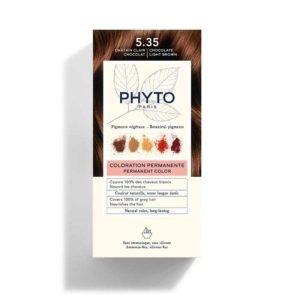 PHYTO COLOR KIT COLORATION 5.35 CHATAIN CLAIR CHOCOLAT - PHYTO