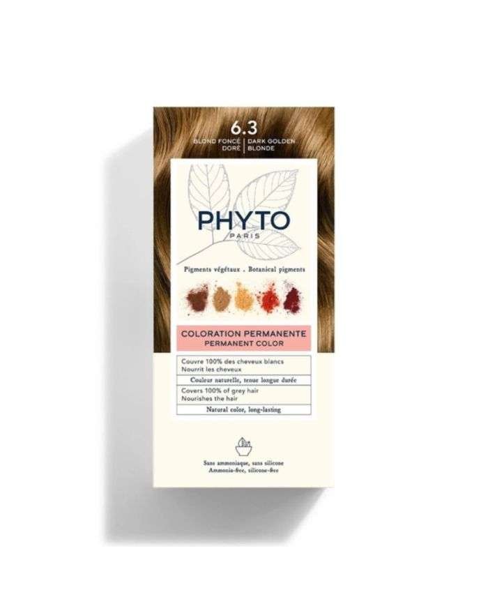 PHYTO COLOR KIT COLORATION 6.3 BLOND FONCE DORE - PHYTO